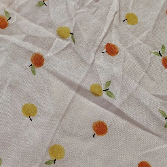 Paper Crane White Camisole with Orange and Green Accents - Picture 3 of 11